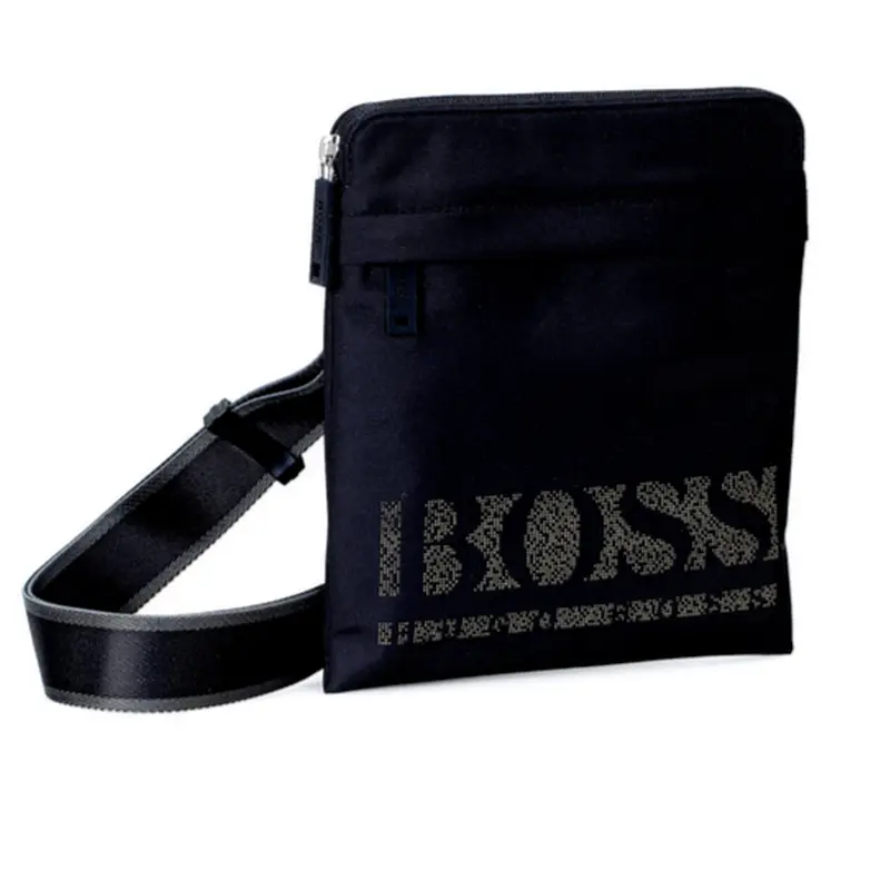 HUGO BOSS MENS BLACK BAG MAGNIFIED S ENVELOPE 50461272001