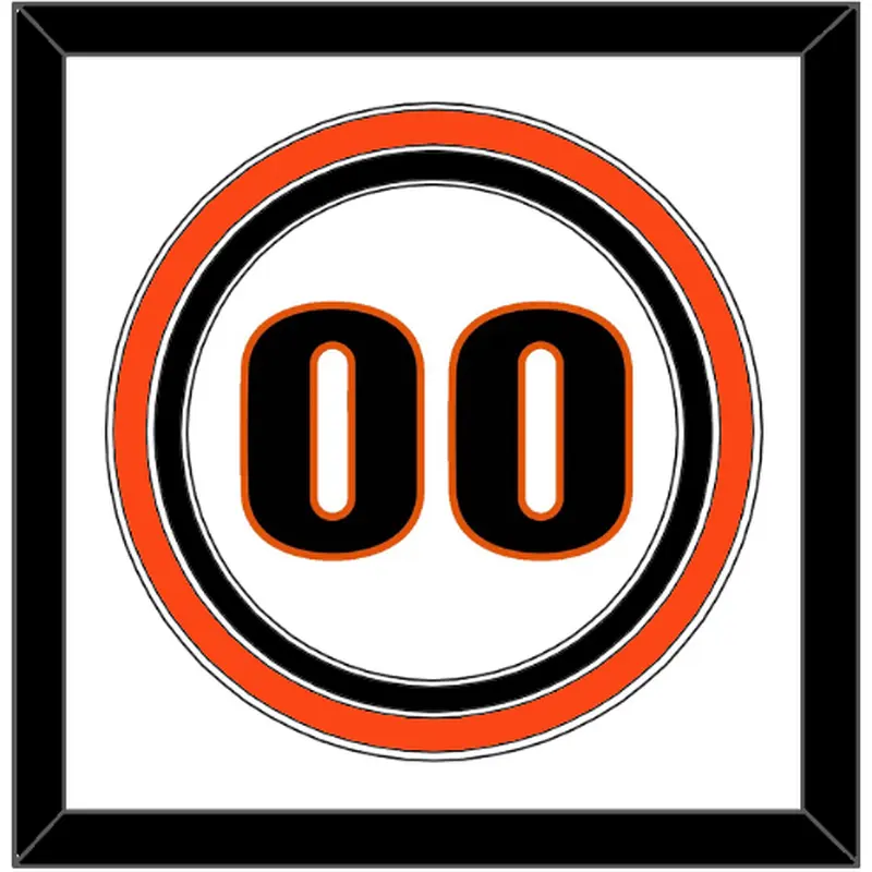 San Francisco Number - Home White (1983-1993) - Triple Mat 1