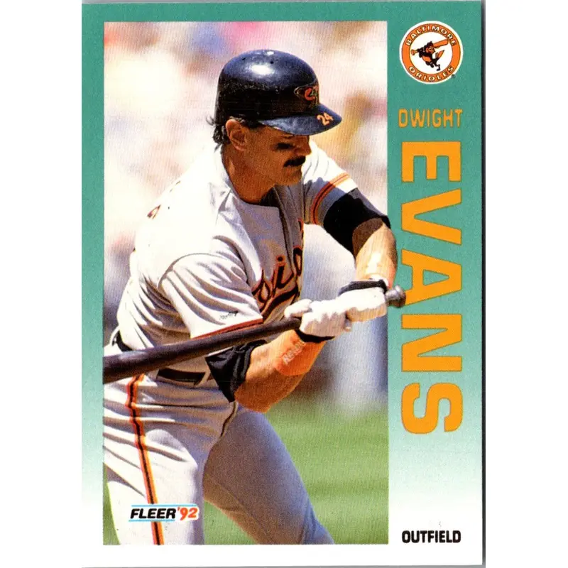 1992 Fleer Dwight Evans #6