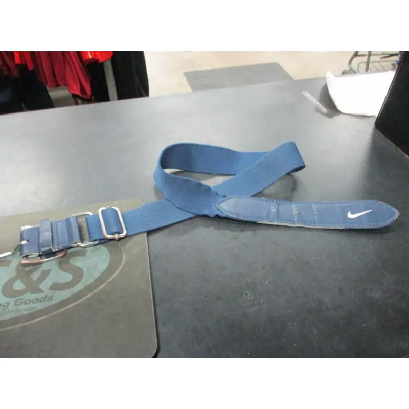Used Nike Dark Blue Adult Baseball Belt
