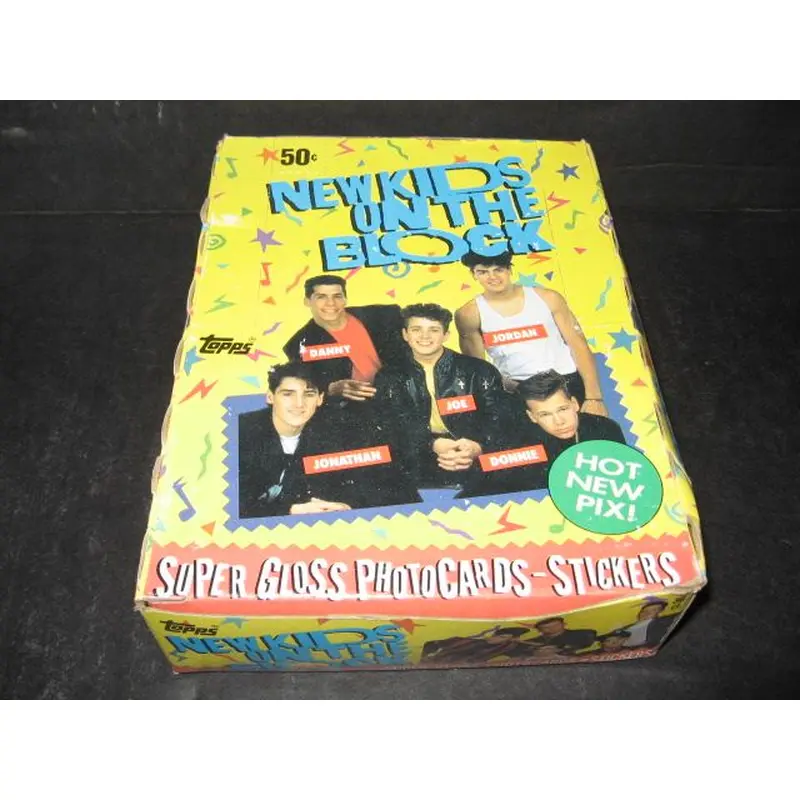 1989 Topps New Kids on the Block Unopened Wax Box (Authenticate)