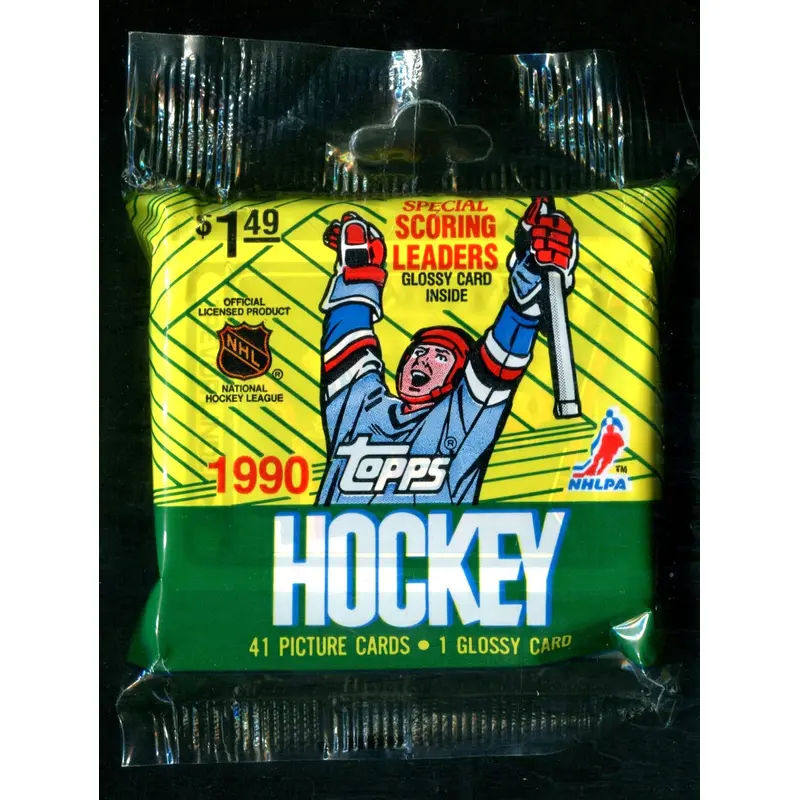 1990/91 Topps Hockey Unopened Jumbo Pack (Pre-Priced) (41)
