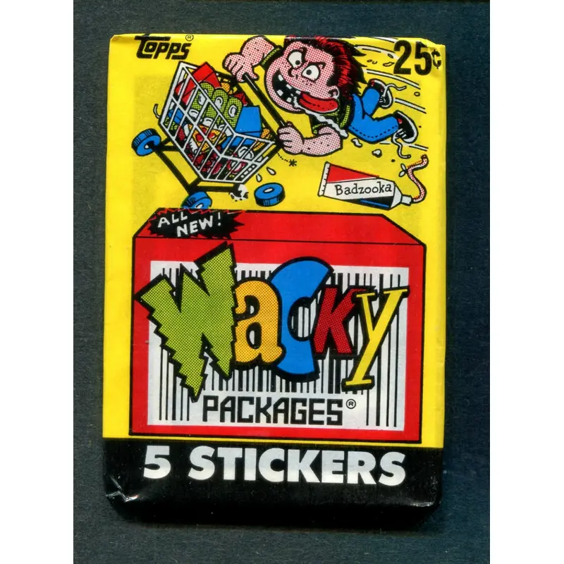 1991 Topps Wacky Packages Unopened Wax Pack