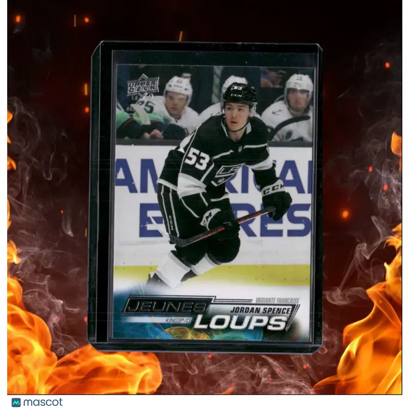 2022-23 Upper Deck Jordan Spence Young Guns French Rookie #238