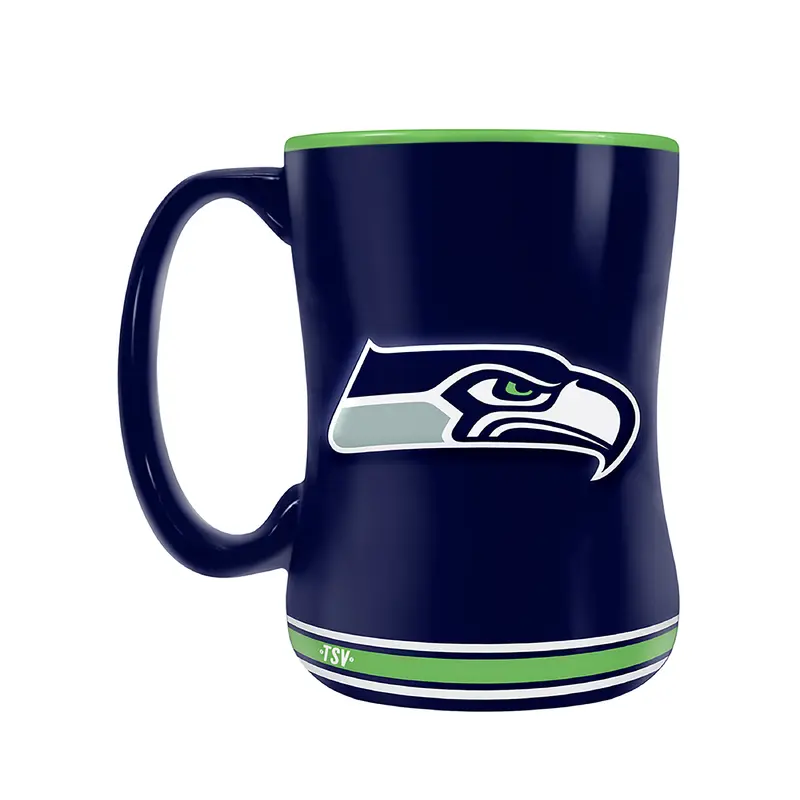 NFL San Francisco 49ers Team Crest Sculpted Mug (14 oz)