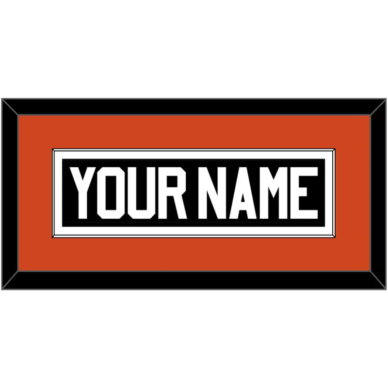 Philadelphia Nameplate - Road White - Single Mat 3