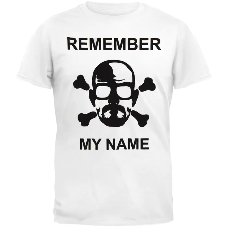 Breaking Bad - Remember My Name Crossbones T-Shirt