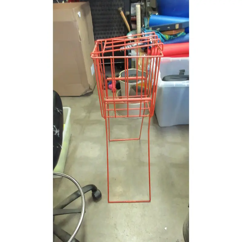 Used Orange Tennis Ball Hopper