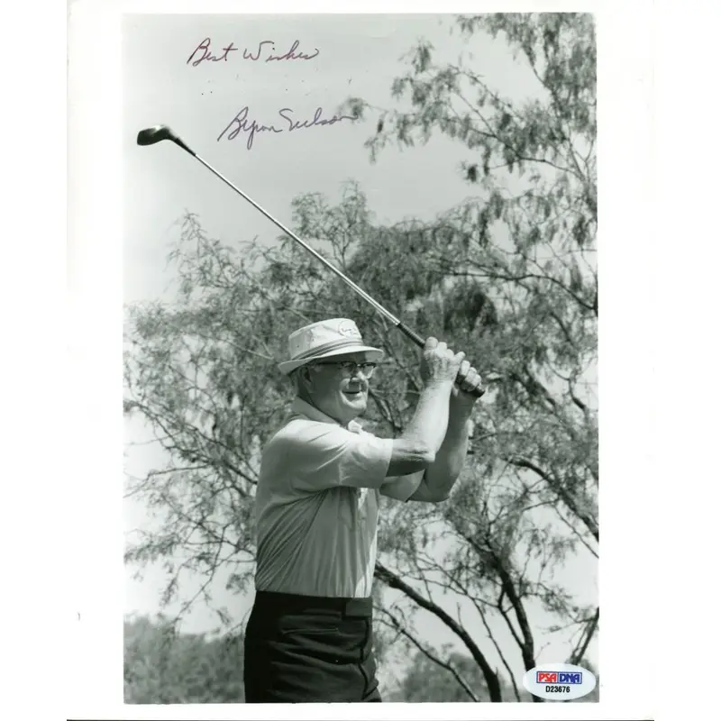 Byron Nelson Golf Signed Authentic 8X10 Photo Autographed PSA/DNA #D23676