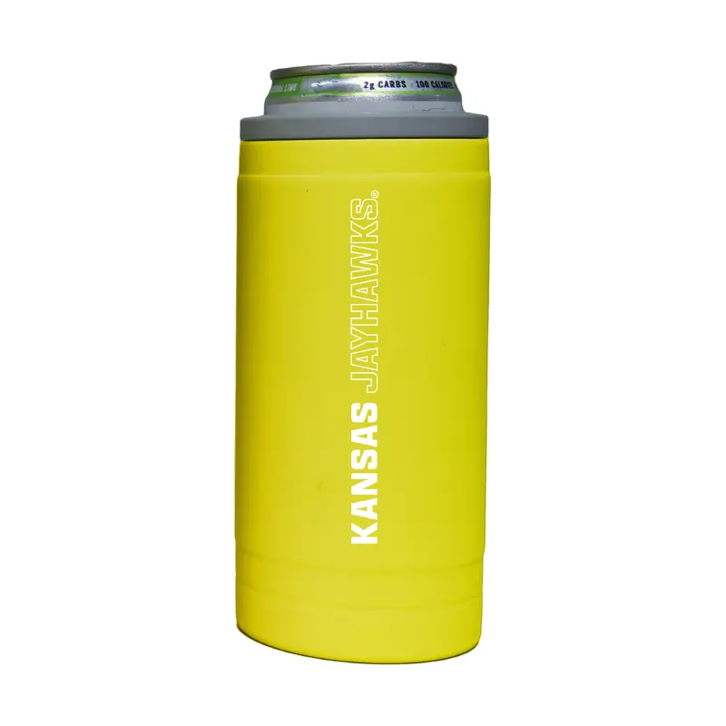 Kansas 12oz Cru Stacked Soft Touch Slim Coolie