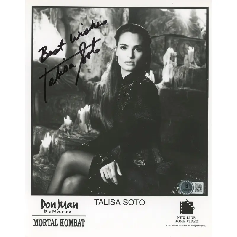 Talisa Soto Mortal Kombat "Best Wishes" Authentic Signed 8x10 Photo BAS #BM03513