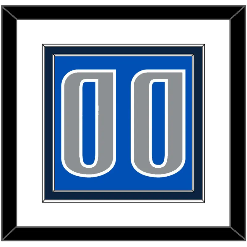 Dallas Number - Road Blue (2010-2017) - Double Mat 1