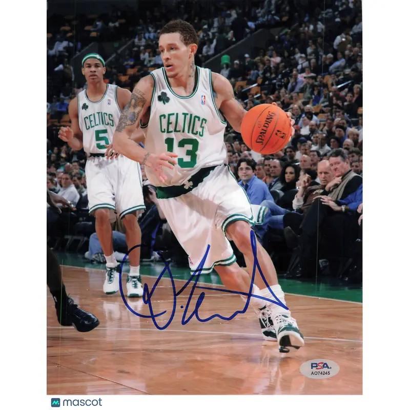Delonte West Signed 8x10 Photo PSA Boston Celtics