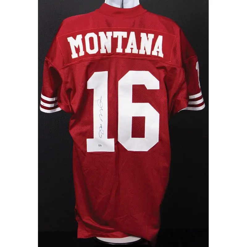 Joe Montana Signed Authentic Wilson San Francisco 49ers Game Jersey PSA DNA