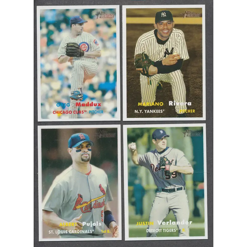 2006 Topps Heritage Baseball Complete Base Set NM/MT