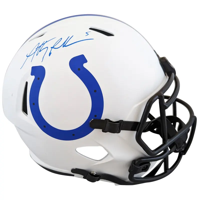 Colts Anthony Richardson Signed Lunar Full Size Speed Rep Helmet Fanatics