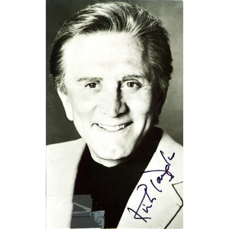 Kirk Douglas Spartacus Authentic Signed 3x5.25 Photo Autographed BAS #BS29293