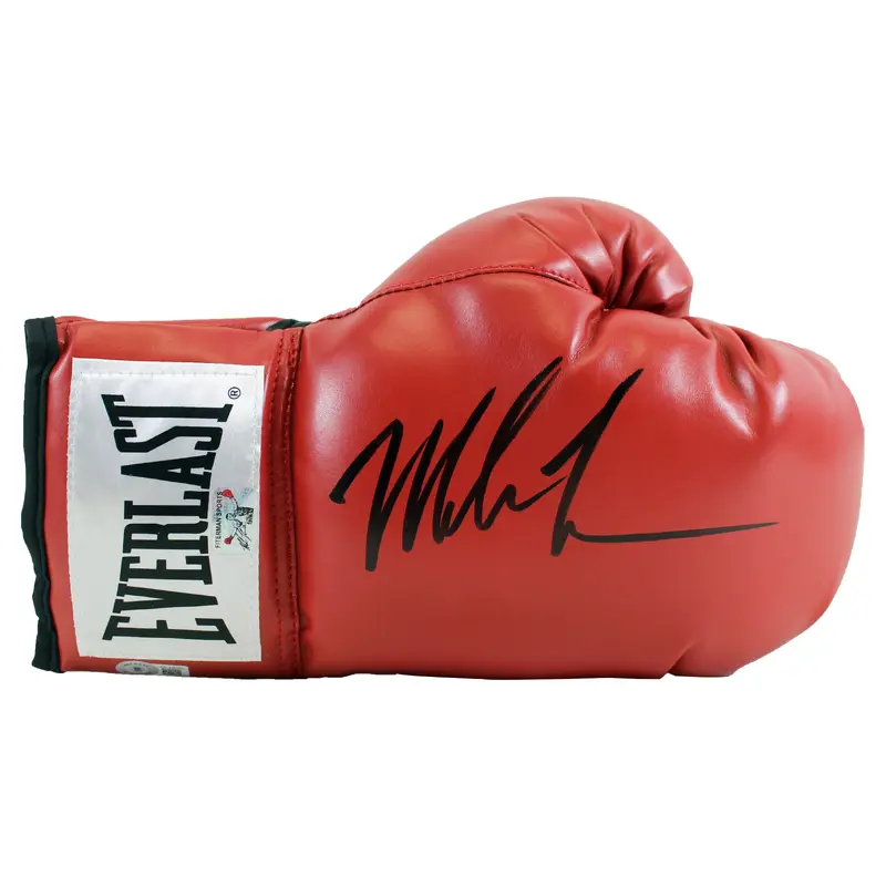 Mike Tyson Authentic Signed Right Hand Red Everlast Boxing Glove BAS