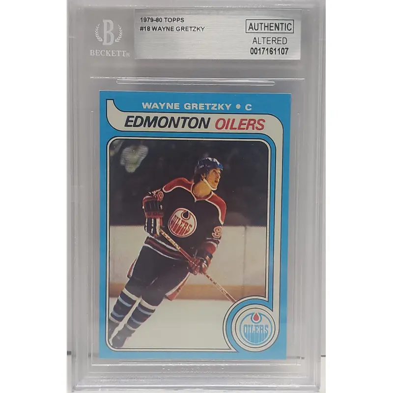 Wayne Gretzky 1979 Topps Rookie #18 BGS Authentic Altered