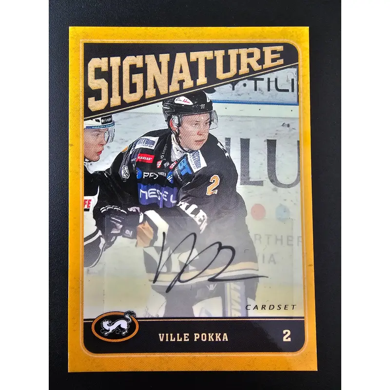 2013-14 Cardset Signature - Ville Pokka /128