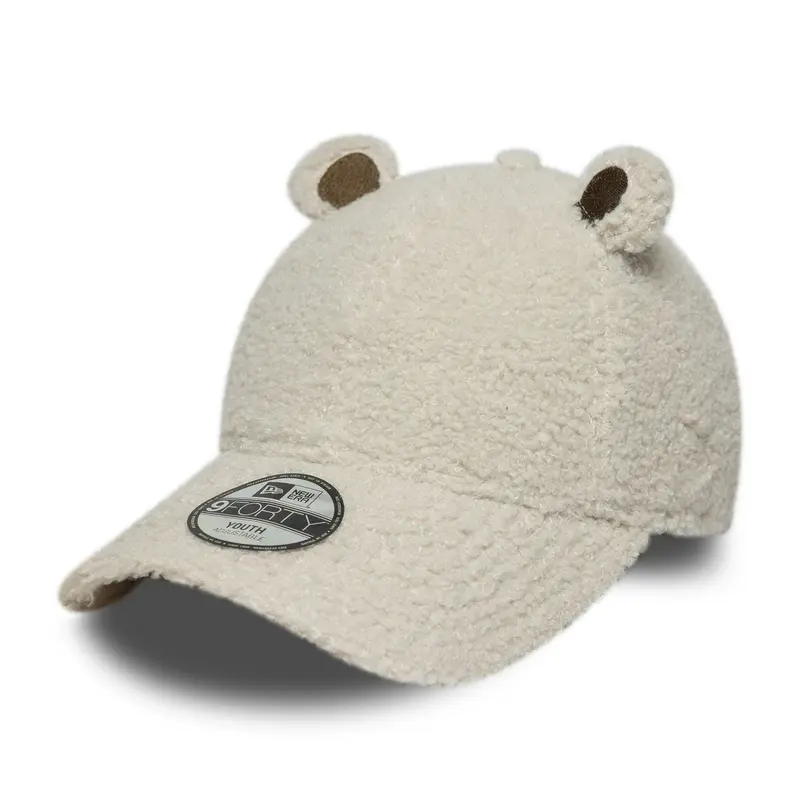Child New Era Winter Borg Cream 9FORTY Adjustable Cap