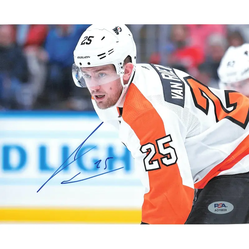 James Van Riemsdyk signed 8x10 photo PSA/DNA Autographed Chicago Blackhawks