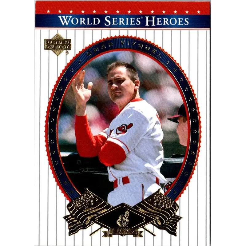2002 Upper Deck World Series Heroes Omar Vizquel #41