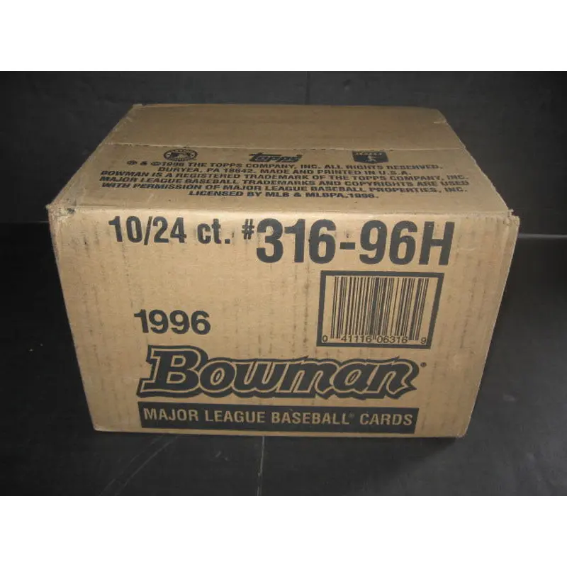 1996 Bowman Baseball Case (Hobby) (10 Box)