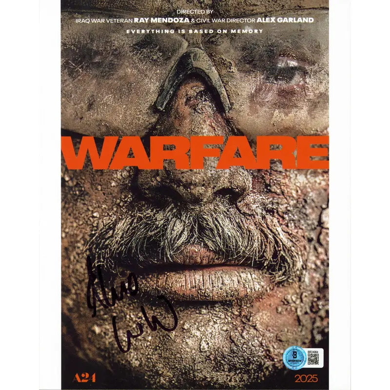 Alex Garland Warfare Authentic Signed 8x10 Vertical Photo BAS #BR24964