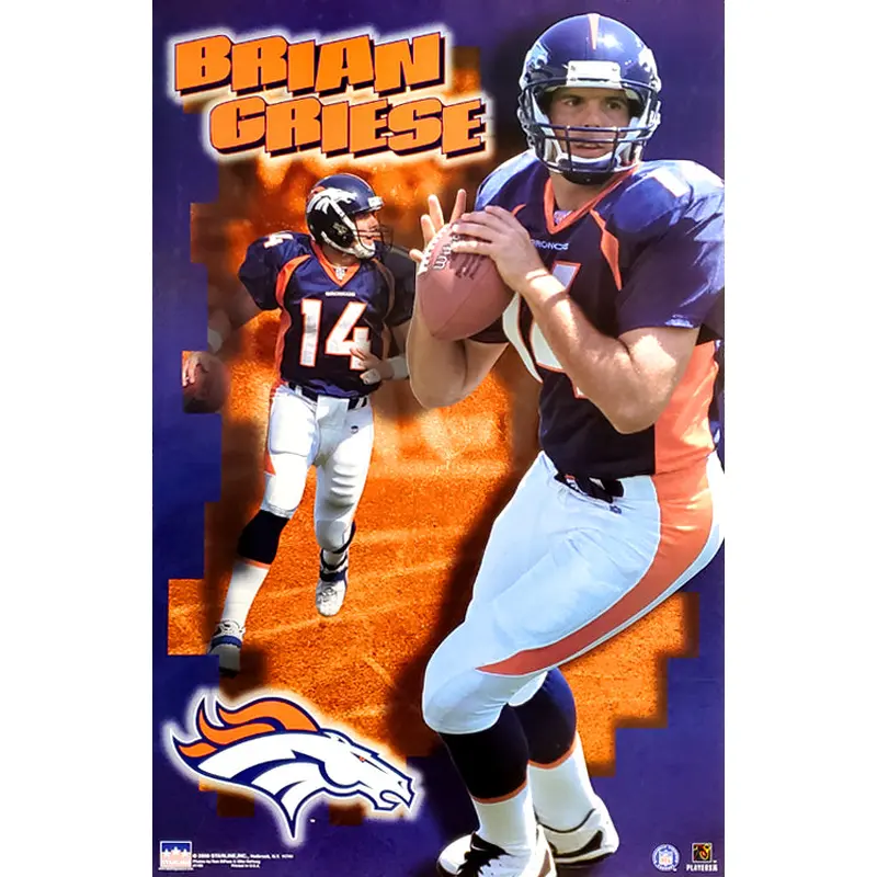 Brian Griese "Action" Denver Broncos QB Action Poster - Starline 2000