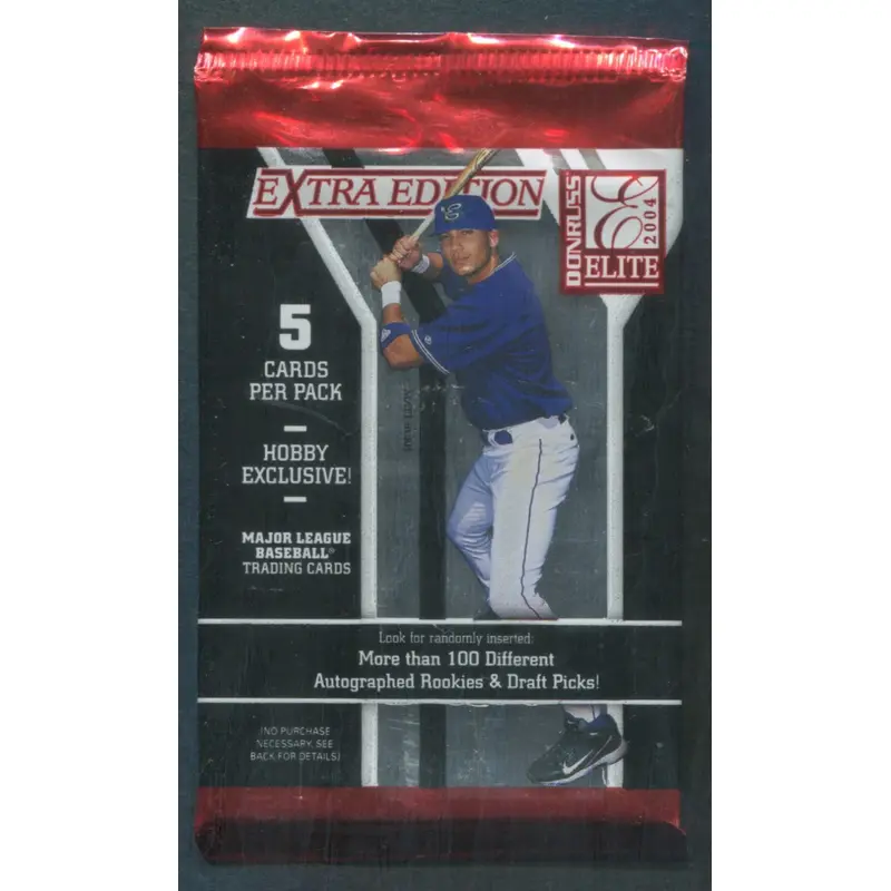 2004 Donruss Baseball Elite Extra Edition Unopened Pack (Hobby) (5)