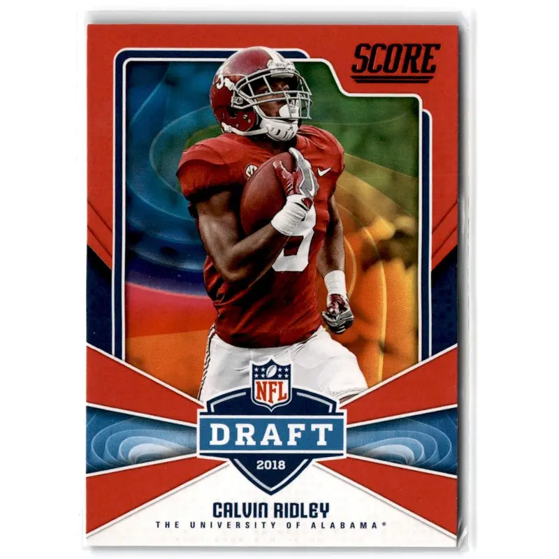 2018 Score NFL Draft Red Calvin Ridley #8