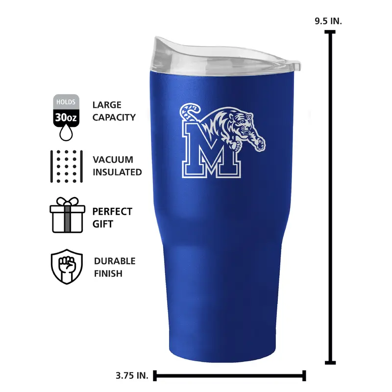 Memphis 30oz Flipside Powder Coat Tumbler