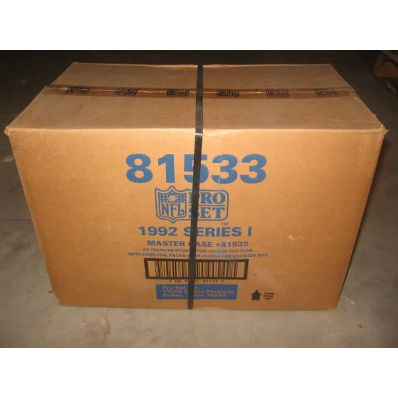 1992 Pro Set Football Series 1 Case (20 Box) (81533)