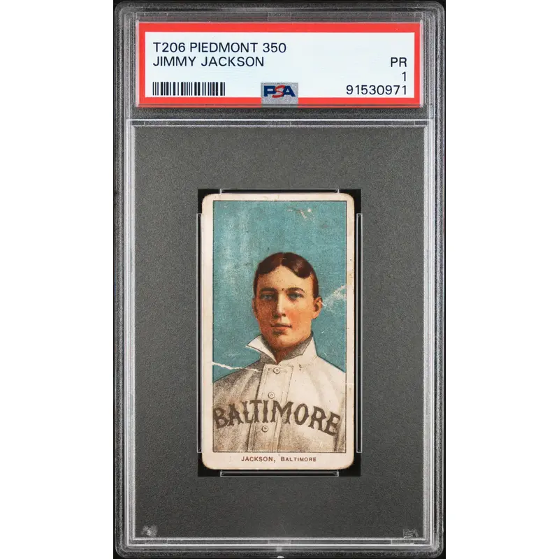 Jimmy Jackson 1909-11 T206 Piedmont 350 PSA 1 Poor