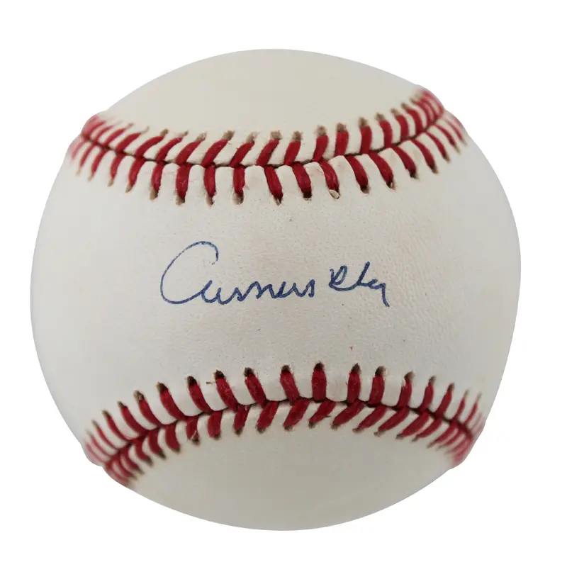 Muhammad Ali Cassius Clay Authentic Signed Bobby Brown Oal Baseball PSA #E67207