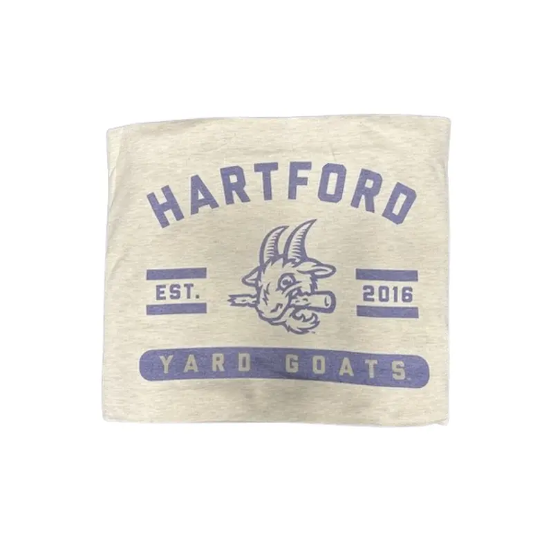 Hartford Yard Goats Logo Brands Sweatshirt Blanket - Blue