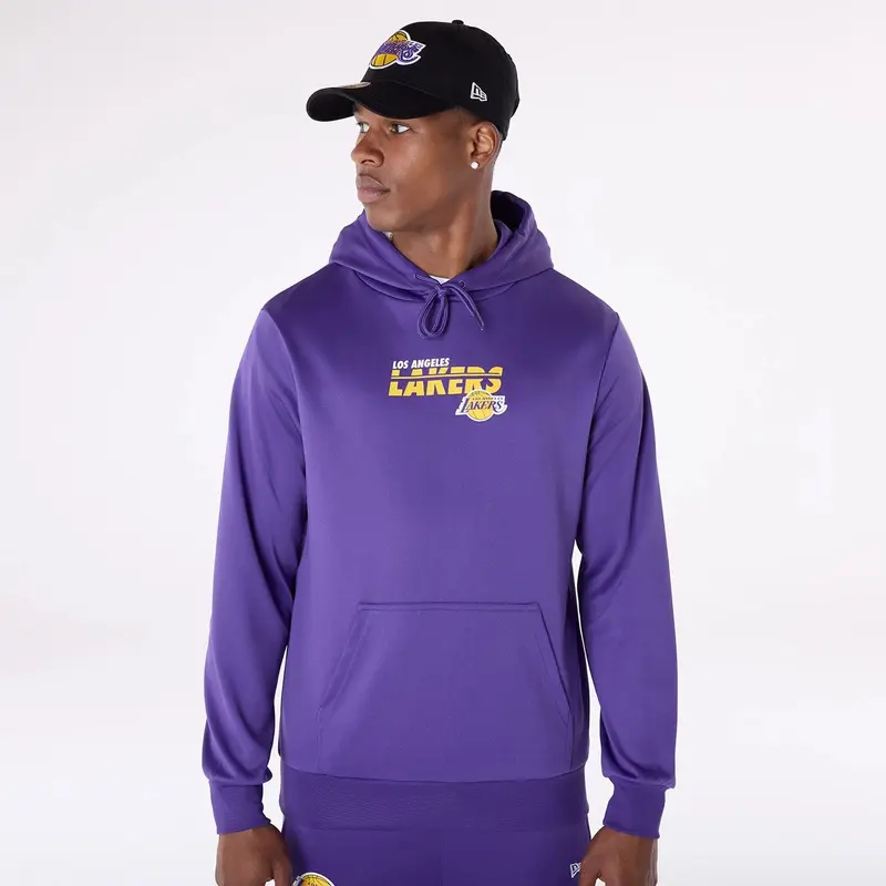 LA Lakers NBA Essentials Purple Pullover Hoodie