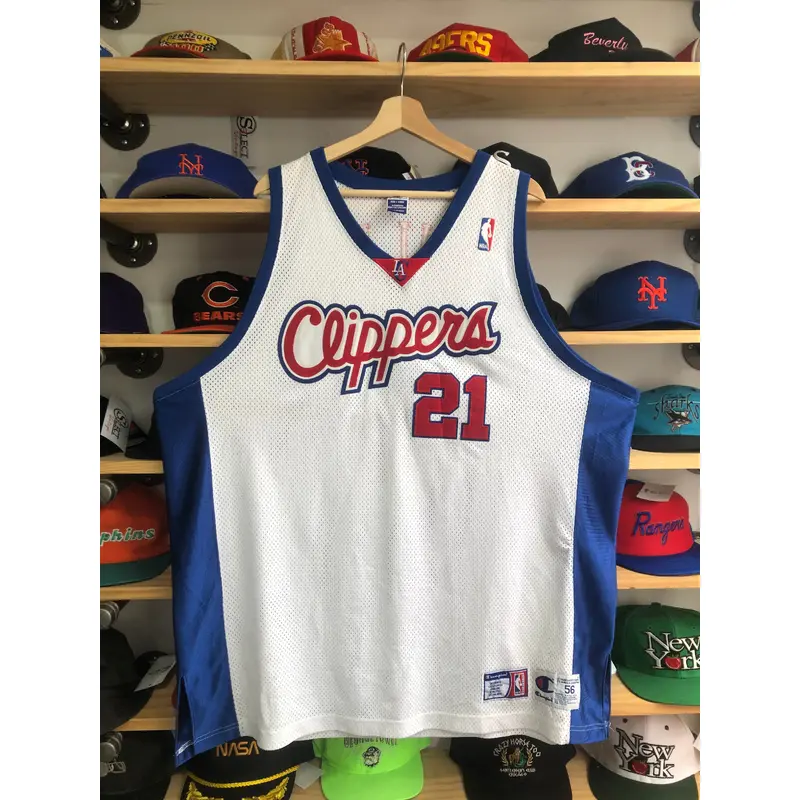 Vintage Champion Los Angeles Clippers Darius Miles Authentic Jersey Size 56/3XL