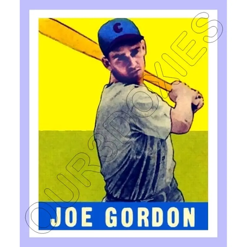 Joe Gordon 1948 Leaf Reproduction Card - 3863