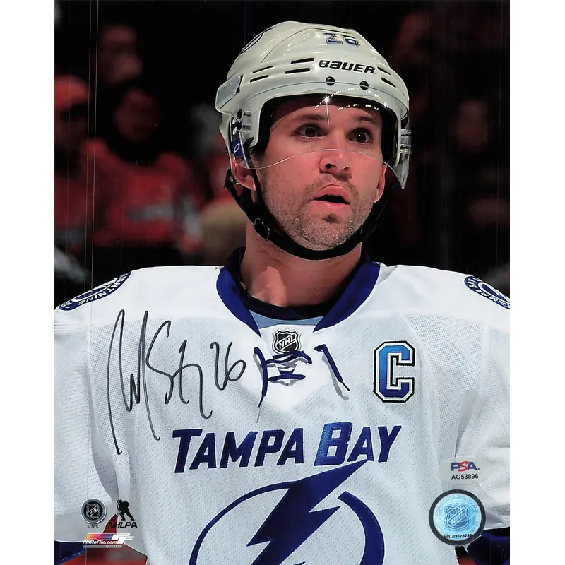 Martin St. Louis signed 8x10 photo PSA/DNA Autographed Tampa Bay Lightning