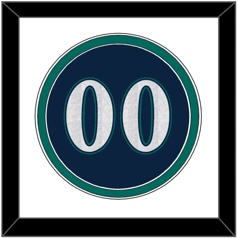 Seattle Number - Alternate Road Navy - Double Mat 1