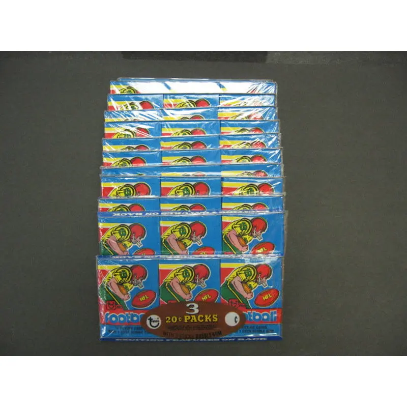 1979 Topps Football Unopened Wax Pack Tray (Lot of 12)
