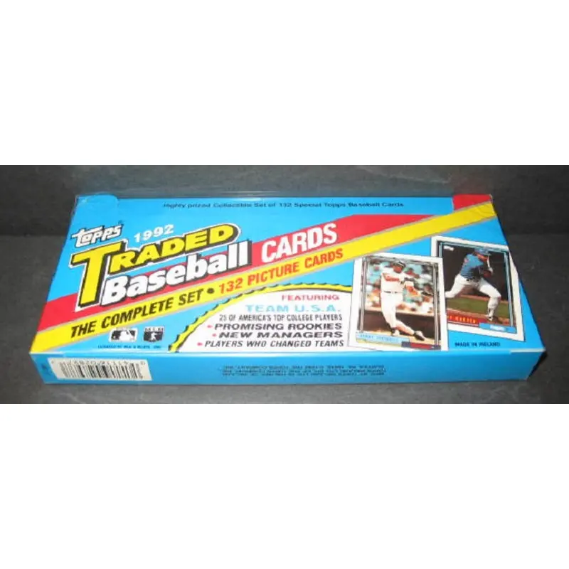 1992 Topps Baseball Traded Factory Set (Flat)