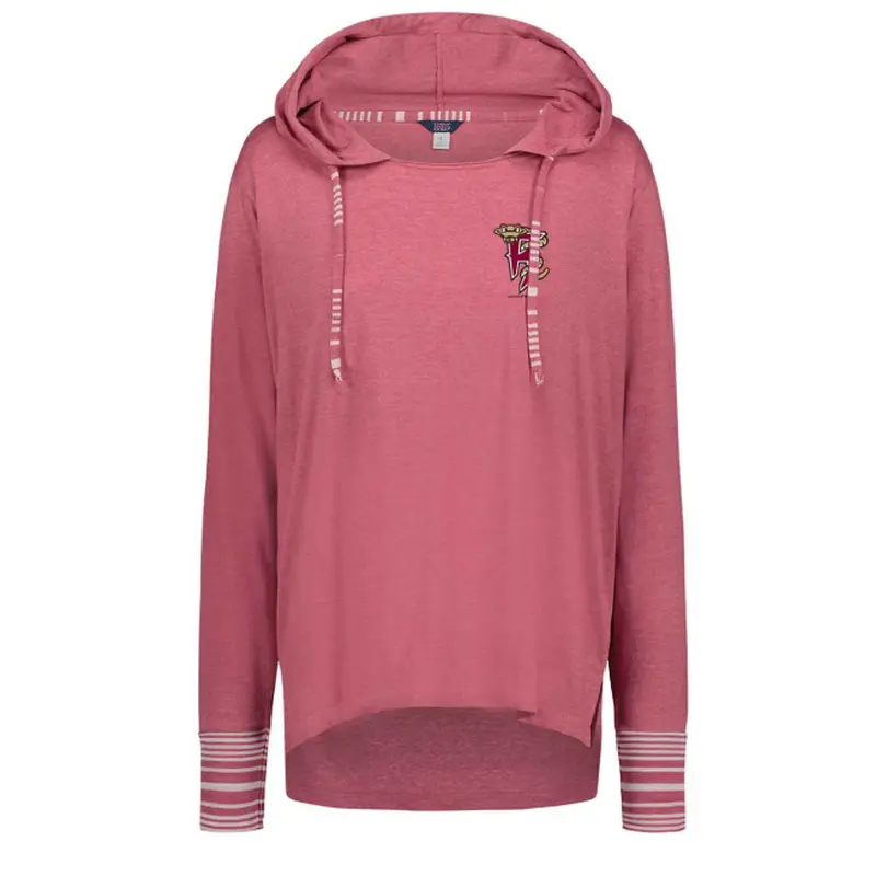 Timber Rattlers MV Sport Women's Dusty Rose Serenity Hood