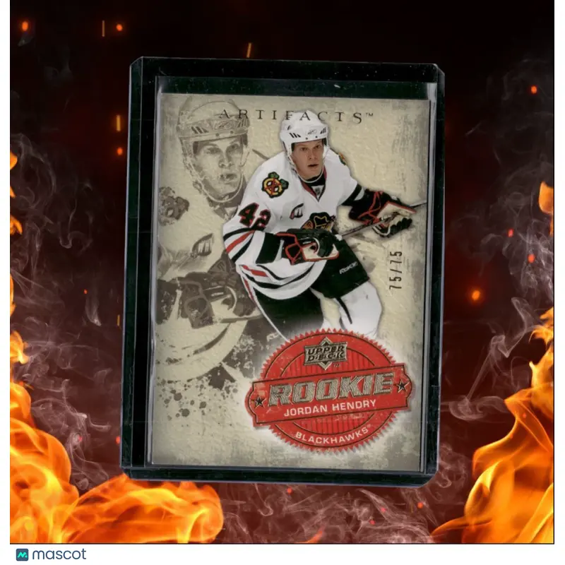 2008-09 Upper Deck Artifacts Jordan Hendry Gold 75/75 #229