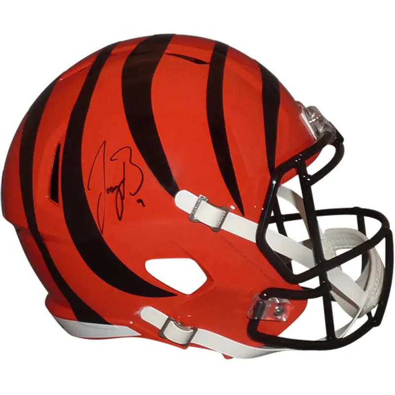 Joe Burrow Autographed Cincinnati Bengals (Speed) Deluxe Replica Helmet - Fanatics