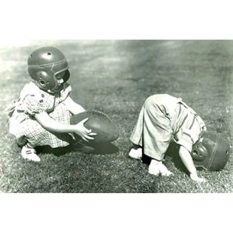 Toddler Football "Hut...Hut...Hike!" Poster - Global Prints