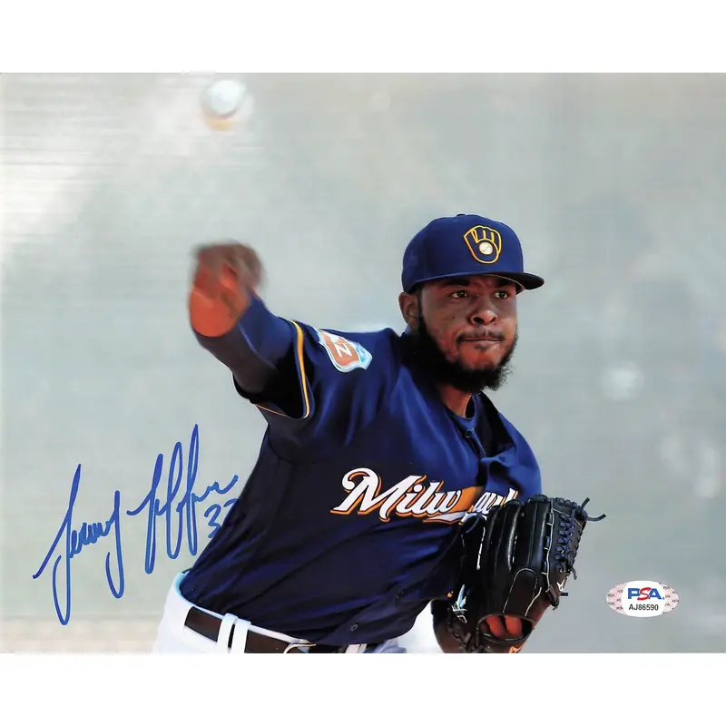 JEREMY JEFFRESS signed 8x10 photo PSA/DNA Milwaukee Brewers Autographed
