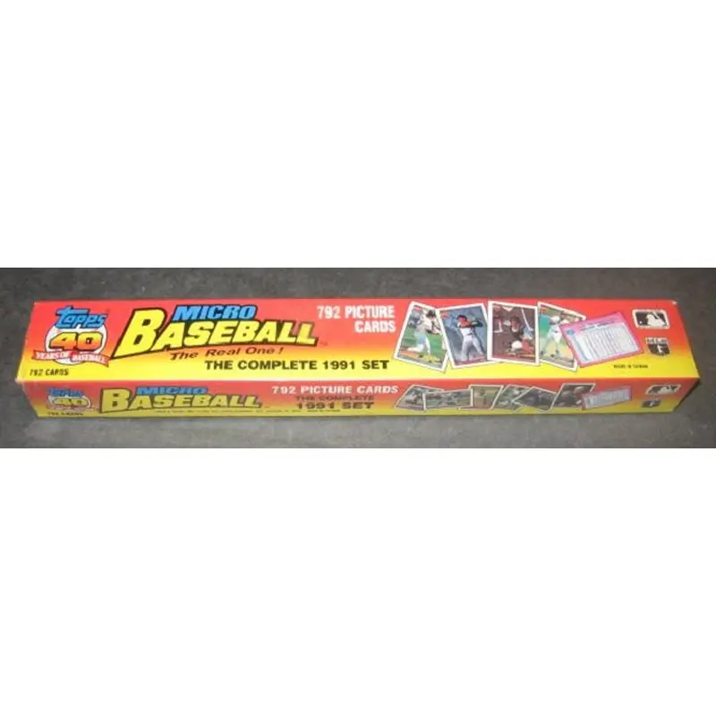 1991 Topps Baseball Micro Factory Set
